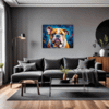 Stocky Bulldog Living Room Demo