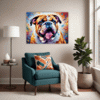 Stocky Bulldog Living Room Demo