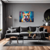 Stocky Bulldog Living Room Demo