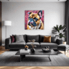 Stocky Bulldog Living Room Demo