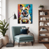 Stocky Bulldog Living Room Demo