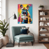 Stocky Bulldog Living Room Demo