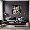 Stocky Bulldog Living Room Demo