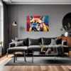 Stocky Bulldog Living Room Demo
