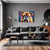 Stocky Bulldog Living Room Demo