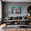 Stocky Bulldog Living Room Demo