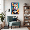 Stocky Bulldog Living Room Demo