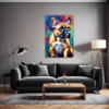 Stocky Bulldog Living Room Demo
