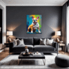 Stocky Bulldog Living Room Demo