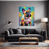 Stocky Bulldog Living Room Demo