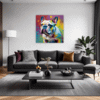 Stocky Bulldog Living Room Demo