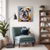 Stocky Bulldog Living Room Demo