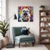 Stocky Bulldog Living Room Demo