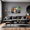 Stocky Bulldog Living Room Demo