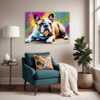 Stocky Bulldog Living Room Demo