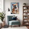 Stocky Bulldog Living Room Demo