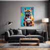 Stocky Bulldog Living Room Demo