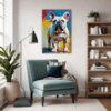 Stocky Bulldog Living Room Demo
