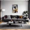 Stocky Bulldog Living Room Demo