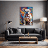 Stocky Bulldog Living Room Demo