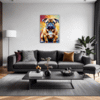 Stocky Bulldog Living Room Demo