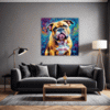Stocky Bulldog Living Room Demo