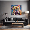 Stocky Bulldog Living Room Demo