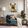 Stocky Bulldog Living Room Demo