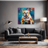 Stocky Bulldog Living Room Demo