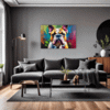 Stocky Bulldog Living Room Demo