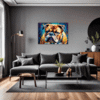 Stocky Bulldog Living Room Demo