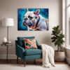 Stocky Bulldog Living Room Demo