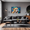Stocky Bulldog Living Room Demo