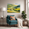 Stone-Fenced Fields Living Room Demo