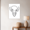 Sturdy American Bison Hallway Demo