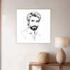 Stylish Bearded Guy Hallway Demo