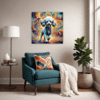 Stylish Poodle Living Room Demo