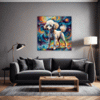 Stylish Poodle Living Room Demo