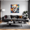 Stylish Poodle Living Room Demo