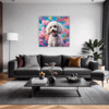 Stylish Poodle Living Room Demo