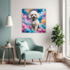 Stylish Poodle Living Room Demo