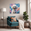 Stylish Poodle Living Room Demo
