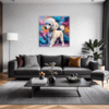 Stylish Poodle Living Room Demo