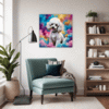 Stylish Poodle Living Room Demo