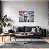Stylish Poodle Living Room Demo