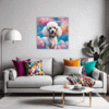 Stylish Poodle Living Room Demo