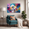 Stylish Poodle Living Room Demo