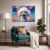 Stylish Poodle Living Room Demo