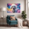 Stylish Poodle Living Room Demo