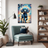 Stylish Poodle Living Room Demo